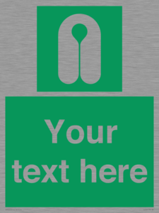 Custom sign safe condition Lifejacket